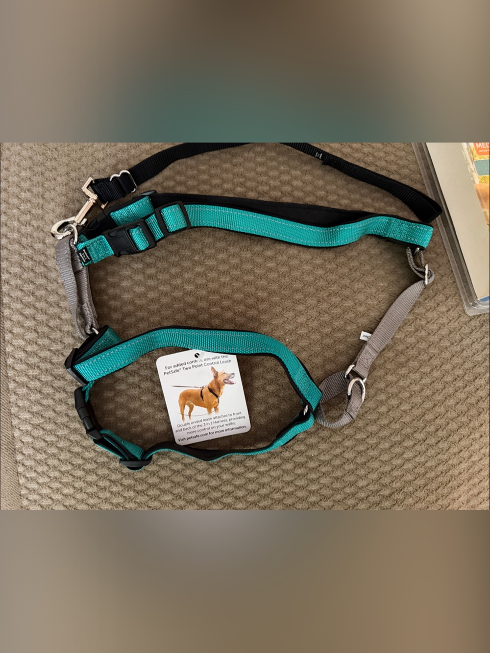 PetSafe Teal 3-in-1 Dog Harness - Medium - Picture 3 of 8